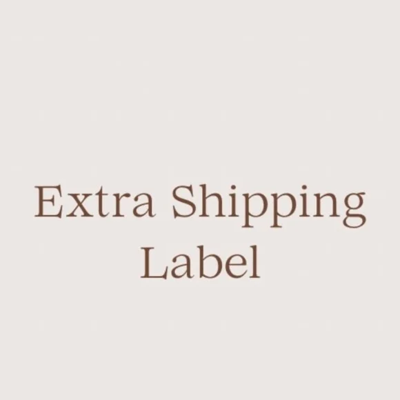 Extra Shipping Label - Picture 1 of 1